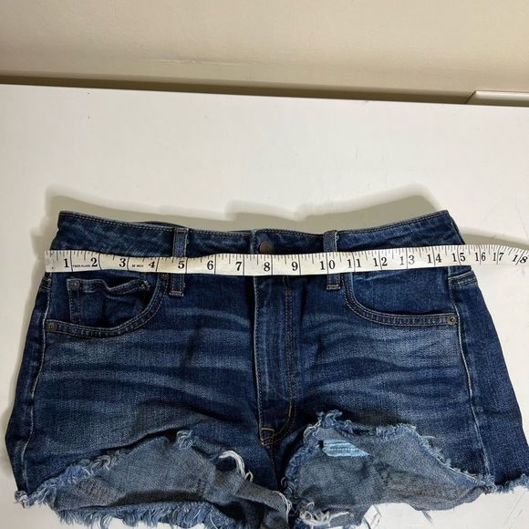 American eagle vintage hi-rise festival shorts women’s size 8 blue - Picture 7 of 8